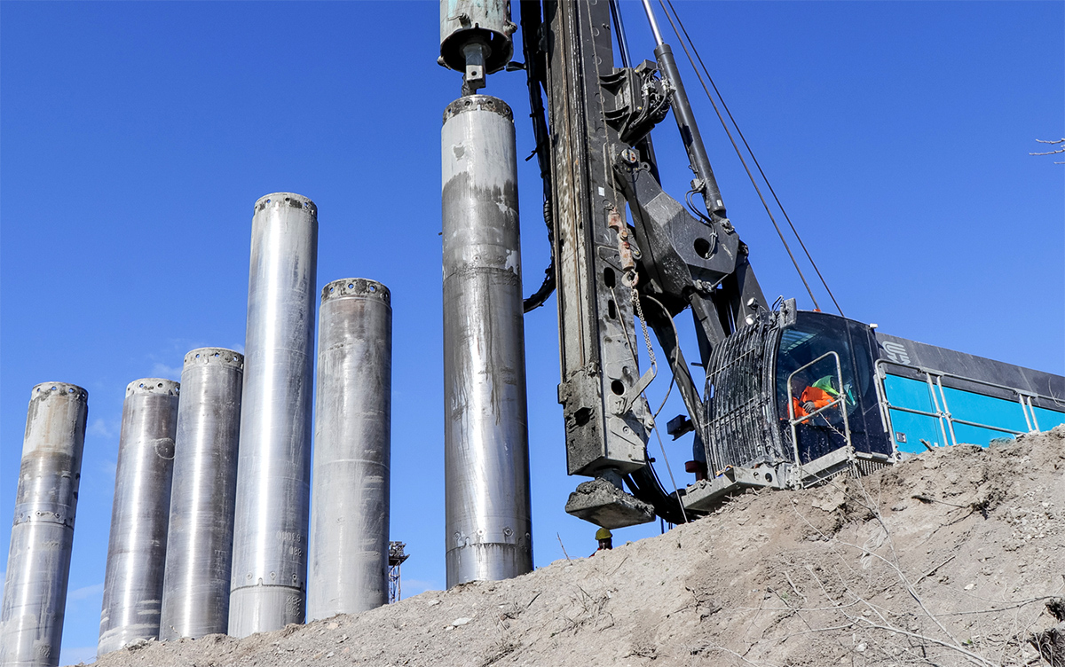 Секции обсадных труб